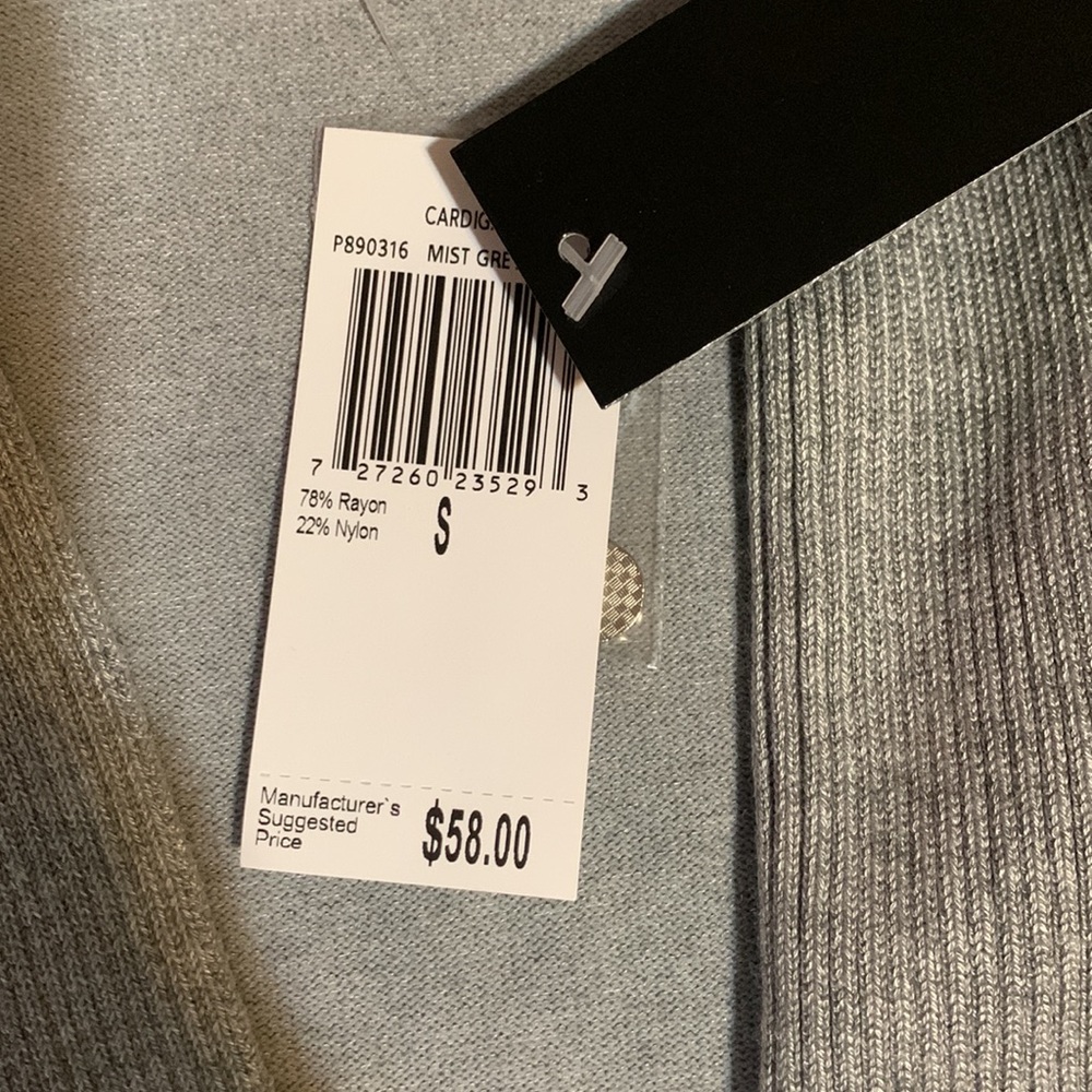 Premise Mist Gray Cardigan - Picture 2 of 12